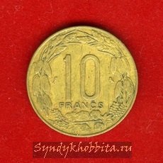 10 франков 1972 год Камерун
